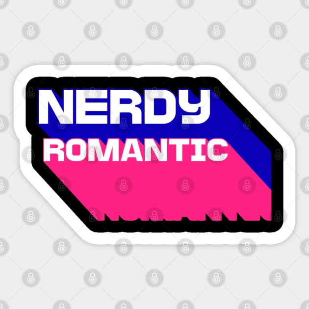 3D Nerdy Romantic  Letters Sticker by Nerdy Romantics Fan Shop*